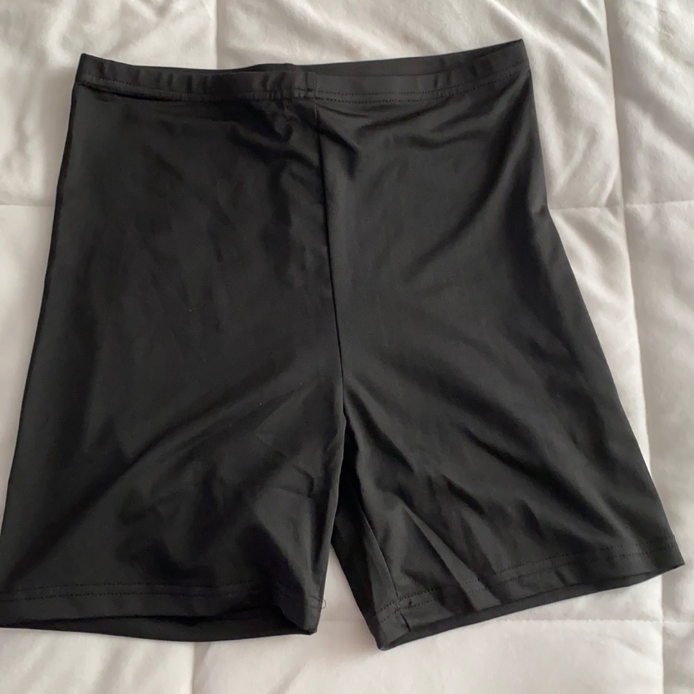 Black bike shorts
